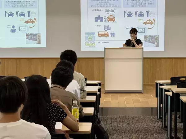 「【福井工業大学】福井県×建築土木工学科「クルマに頼り過ぎない社会」を目指すモビリティ・マネジメント教育を実施！～自家用車保有率全国トップの福井で、1年生77名が「ふくい のりのりマップ」を活用した最適ルート探求ワークショップを体験～」の画像