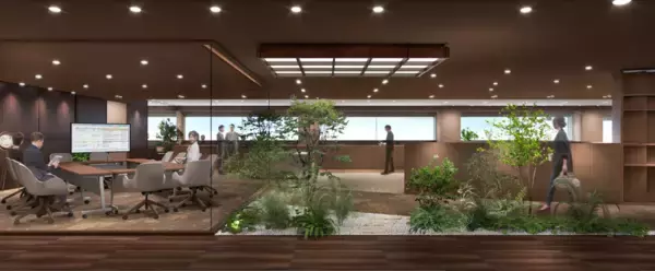 なんばパークス・パークスタワー7階共有部エリアを従業員専用ラウンジ・会議室「PARKS PATIO」としてリニューアルオープン