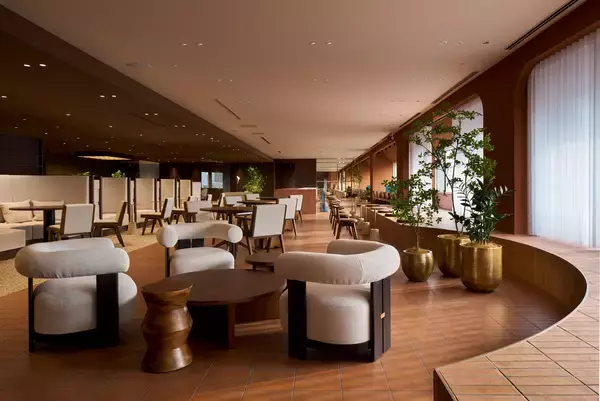 「なんばパークス・パークスタワー7階共有部エリアを従業員専用ラウンジ・会議室「PARKS PATIO」としてリニューアルオープン」の画像