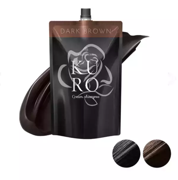 「累計販売数300万個突破*の白髪染め**シャンプー「KUROクリームシャンプー」かつみ♥さゆり出演WebCM公開」の画像