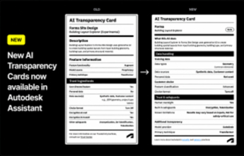 Autodesk、AI の透明性を高める「AI Transparency Cards」を拡充