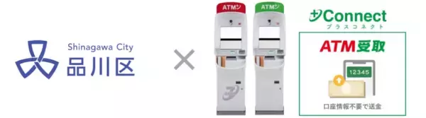 東京都品川区の「しながわ電気・ガス料金緊急支援事業」給付方法に＋Connect（プラスコネクト）「ＡＴＭ受取（現金コース）」が採用