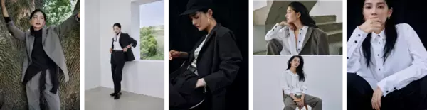 「洋服の青山×高園あずさ氏によるコラボ企画第2弾秋冬向けのコーディネートアイテムを新たに商品開発」の画像