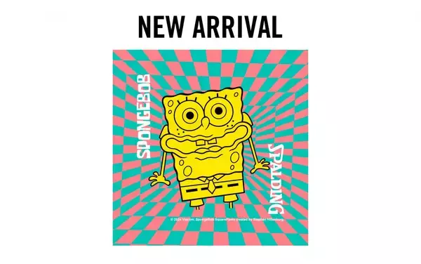 SPALDING x SPONGEBOB SQUAREPANTSアメリカの大人気アニメ「スポンジ・ボブ」スペシャルコラボレーション新アイテム登場マーブルボールはじめアパレルなど続々リリース