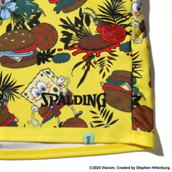 「SPALDING x SPONGEBOB SQUAREPANTSアメリカの大人気アニメ「スポンジ・ボブ」スペシャルコラボレーション新アイテム登場マーブルボールはじめアパレルなど続々リリース」の画像