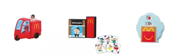 「1月16日(金)より期間限定登場！ハッピーセット(R)「クレヨンしんちゃん」「ポムポムプリン」」の画像