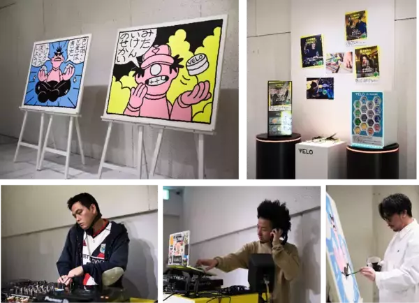 「THE MOMENT -その一瞬展 by VELO-」イベントレポート　VELOがアートと音楽を通じて“その瞬間をREMIX”する体験型展示を開催