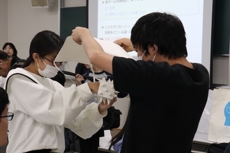 宇宙科学×物理学で挑む「月面軟着陸」ミッション！新入生87名が挑む科学PBL「卵落としコンテスト」6月5日(金)開催～テーマは『月面へのラスト・ワン・マイル』。ケント紙1枚の宇宙船を設計～