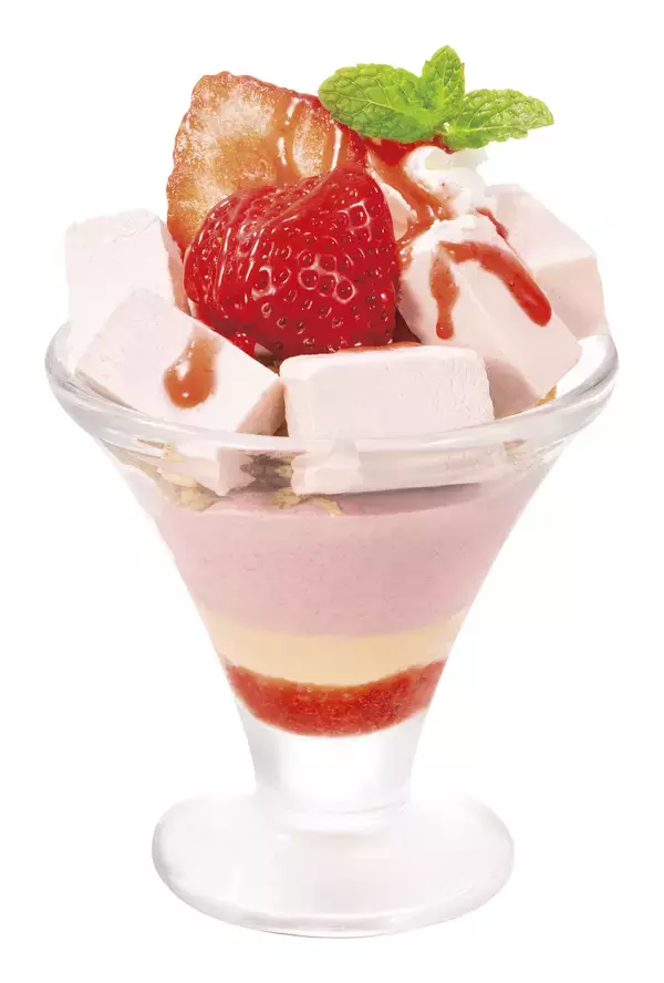 「“抹茶”と”セミフレッド“を使用したサンデーが新登場デニーズ、旬の国産いちごを贅沢に味わう「いちごデザート」第２弾2026年3月4日（水）販売開始」の画像