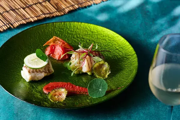 「【ホテルラフォーレ修善寺】伊豆の涼を味わう、彩り豊かな夏ディナー和洋コース「極-KIWAMI-」を発売」の画像