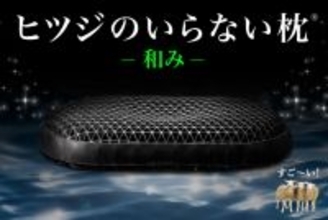 夏でも、冬でも“頭が蒸れない”という新常識シリーズ累計販売数100万個突破の『ヒツジのいらない枕®』から通気性に特化した新モデルが誕生『ヒツジのいらない枕® ー和みー』