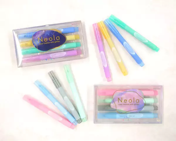 「“色と輝きで魅せる”華やかにきらめくゴールドラメが特長のラメマーカー『Neola（ネオラ）』12月下旬発売」の画像
