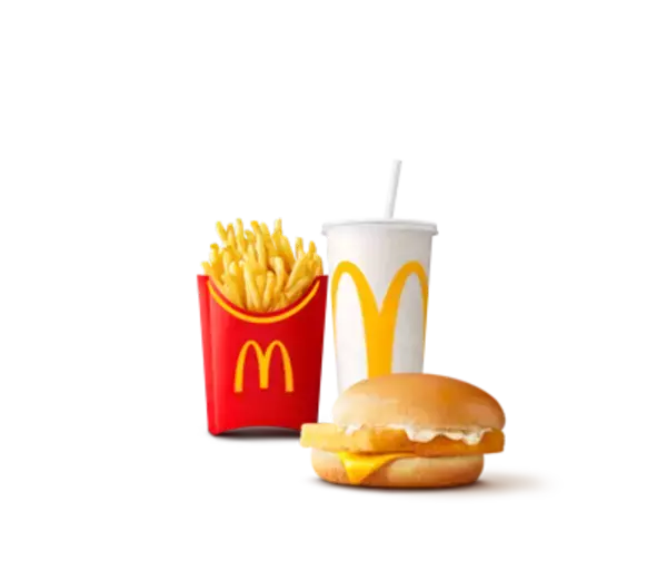 「大人気、平日お昼限定600円台セット「ひるまック(R)」史上初キャンペーン！通常+100円のマックフライポテト(R)＆ドリンクのサイズアップがひるまックでM→Lセット 5日間無料！」の画像