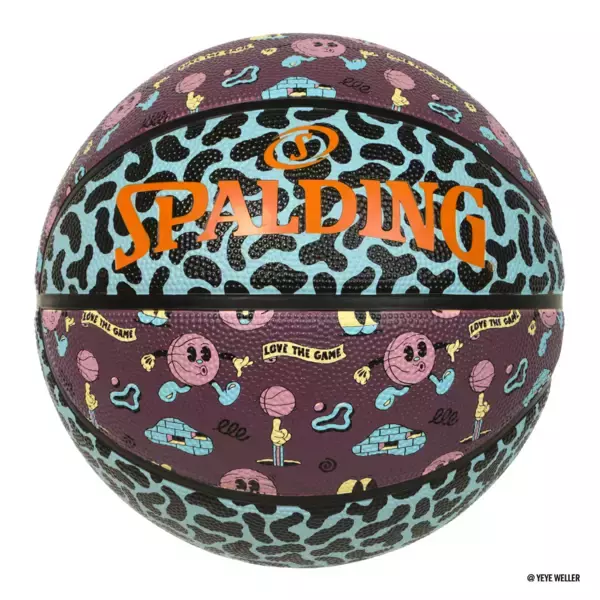 「SpaldingｘYEYE WELLER「世界をもっとカラフルでハッピーに！」ドイツ発アーティストデュオ“YEYE WELLER”とのコラボレーションシリーズが2月13日発売」の画像