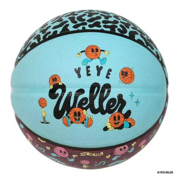 「SpaldingｘYEYE WELLER「世界をもっとカラフルでハッピーに！」ドイツ発アーティストデュオ“YEYE WELLER”とのコラボレーションシリーズが2月13日発売」の画像