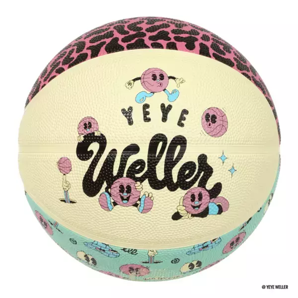 「SpaldingｘYEYE WELLER「世界をもっとカラフルでハッピーに！」ドイツ発アーティストデュオ“YEYE WELLER”とのコラボレーションシリーズが2月13日発売」の画像