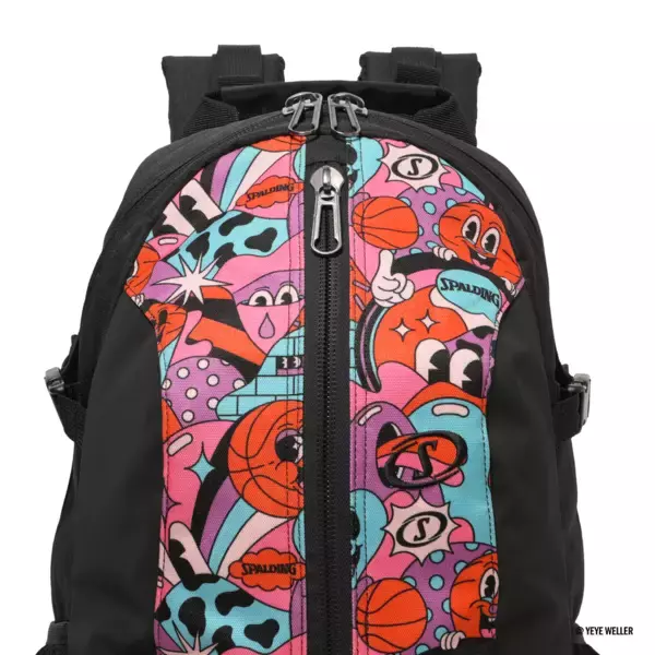 「SpaldingｘYEYE WELLER「世界をもっとカラフルでハッピーに！」ドイツ発アーティストデュオ“YEYE WELLER”とのコラボレーションシリーズが2月13日発売」の画像