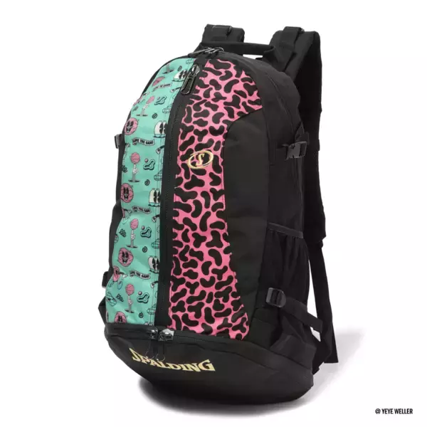 「SpaldingｘYEYE WELLER「世界をもっとカラフルでハッピーに！」ドイツ発アーティストデュオ“YEYE WELLER”とのコラボレーションシリーズが2月13日発売」の画像