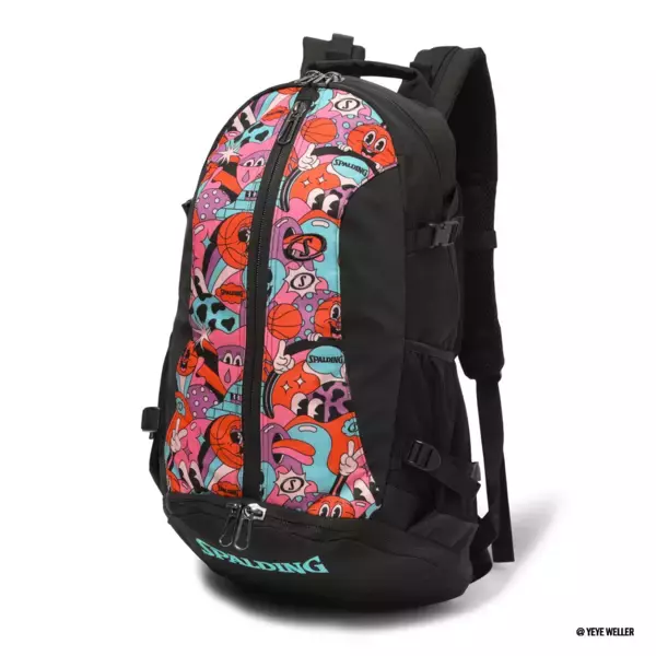 「SpaldingｘYEYE WELLER「世界をもっとカラフルでハッピーに！」ドイツ発アーティストデュオ“YEYE WELLER”とのコラボレーションシリーズが2月13日発売」の画像