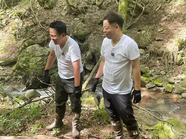 「【ゲストダイアン】ダイアンの「冠ゲスト番組」いよいよスタート！初回はMC東出昌大と野営を満喫！大自然の恵みにスーを差し上げます！」の画像