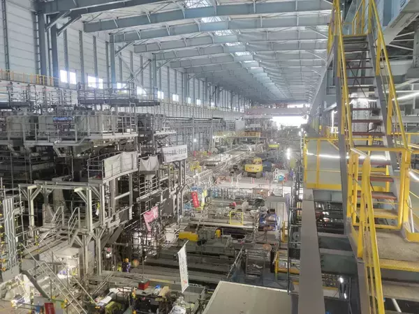 「日本製鉄　名古屋製鉄所 次世代熱延ラインの熱間試運転開始について」の画像