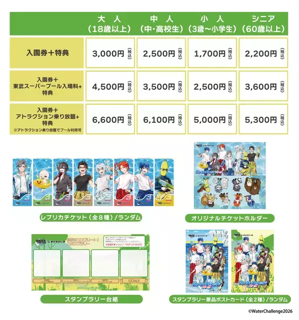 「ウォーターチャレンジ×東武動物公園〜ウォーターチャレンジパーク〜動物と仲良く寄り添うミニキャライラストが登場！動物園コラボ企画 詳細発表」の画像