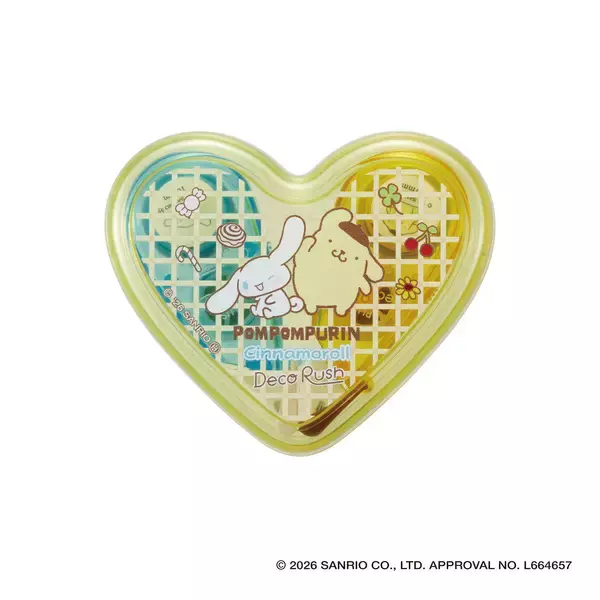 「デコレーションテープ「デコラッシュ限定ハートケースセット サンリオキャラクターズ デザイン」を販売開始」の画像