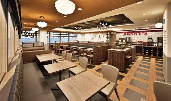 「デニーズ、都市対応型店舗「新宿西口店」「赤坂駅前店」を2月に同時期オープン～利便性を重視し快適な空間を確保、都市型ライフスタイルのニーズに応える新フォーマット～」の画像