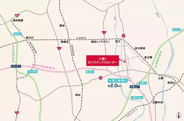 「【オリックス不動産】各階空調・専用ラウンジを備えたランプウェイ型物流施設「三郷Ⅰロジスティクスセンター」完成」の画像