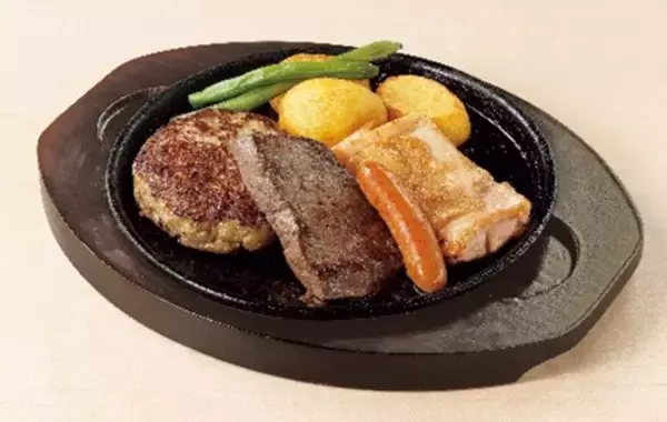 「ライス大盛り無料！3種のグリルコンボなど、スタミナメニュー全5品！デニーズ「夏のステーキフェア」開催8月6日（木）より販売開始」の画像