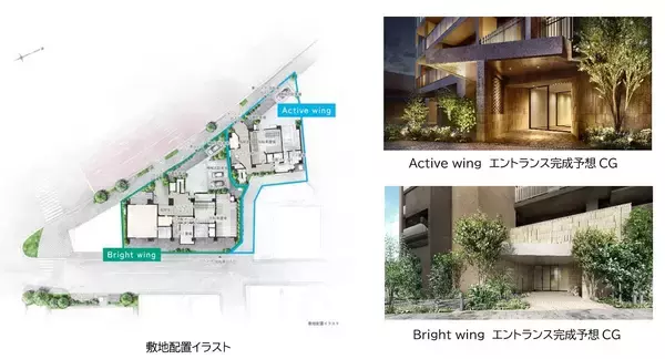 「新築分譲マンション『イニシア千住大橋ステーションフロントActive wing』『イニシア千住大橋ステーションフロントBright wing』第1期1次販売開始」の画像