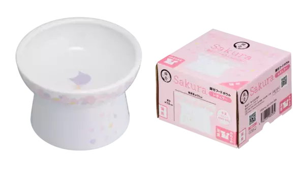 「毎年楽しめる春限定 猫壱の脚付食器「ハッピーダイニング」シリーズ 今年のさくら柄デザインを発表2026年2月1日より発売開始」の画像