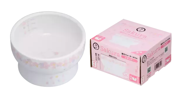 「毎年楽しめる春限定 猫壱の脚付食器「ハッピーダイニング」シリーズ 今年のさくら柄デザインを発表2026年2月1日より発売開始」の画像