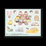 「2月13日(金)よりハッピーセット(R)に4つのプログラムが期間限定登場！あそべるシールブック「のりのりタイムズ!!」&初登場！オリジナルアイプリカード 「ひみつのアイプリ」」の画像19