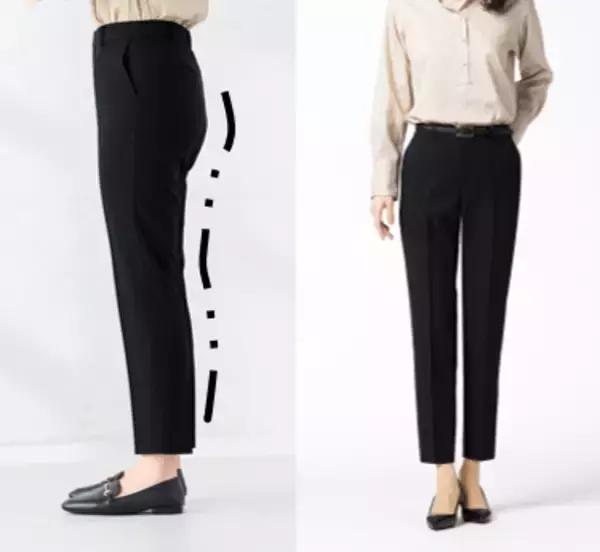 「はくだけでまっすぐ美脚が叶う磨きぬいた美シルエットパンツ！「バレリーナパンツ®」から着まわし力抜群の春の新色が登場！」の画像