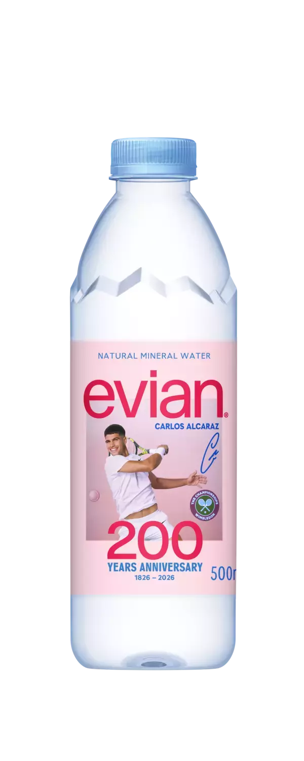 「「エビアン」ブランドの価値を表現した限定デザインボトルを2026年5月25日より順次販売開始！」の画像
