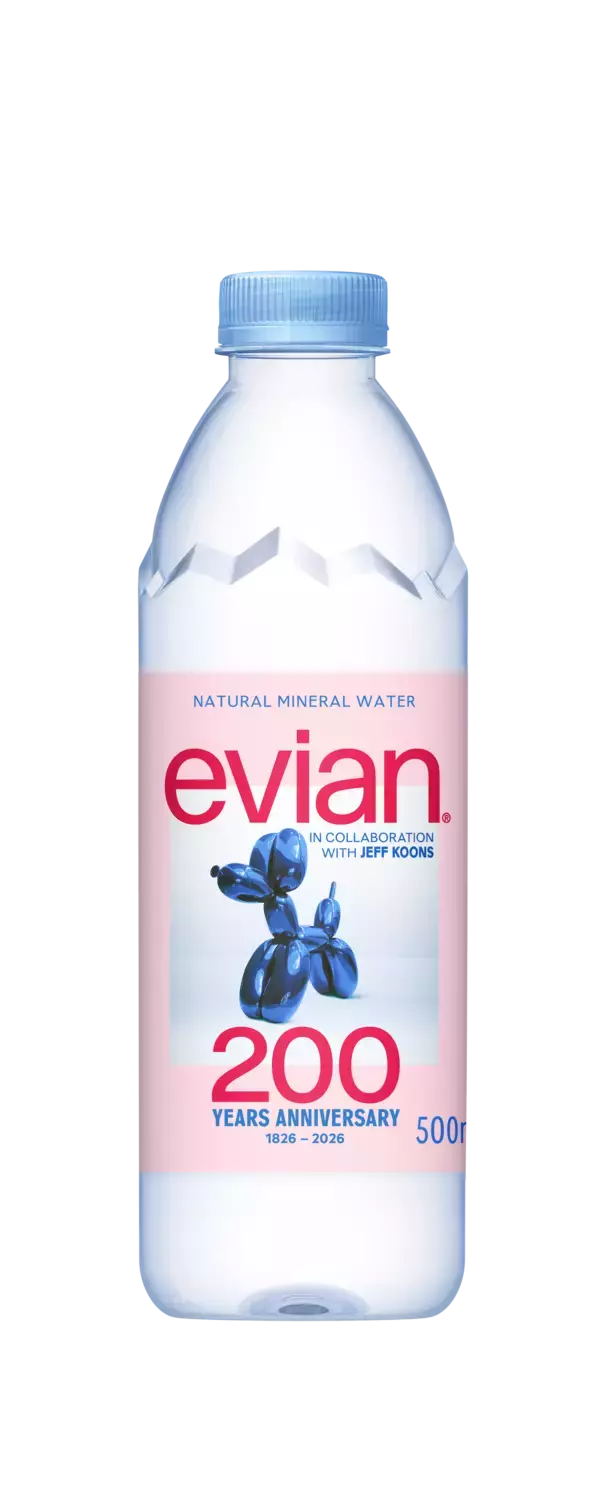 「「エビアン」ブランドの価値を表現した限定デザインボトルを2026年5月25日より順次販売開始！」の画像