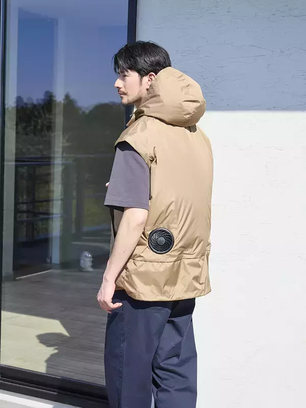 「【男女兼用の“歩く扇風機”ウエア】「空調服® 晴雨兼用 UV マウンテンパーカー」CROSS FUNCTIONから発売」の画像
