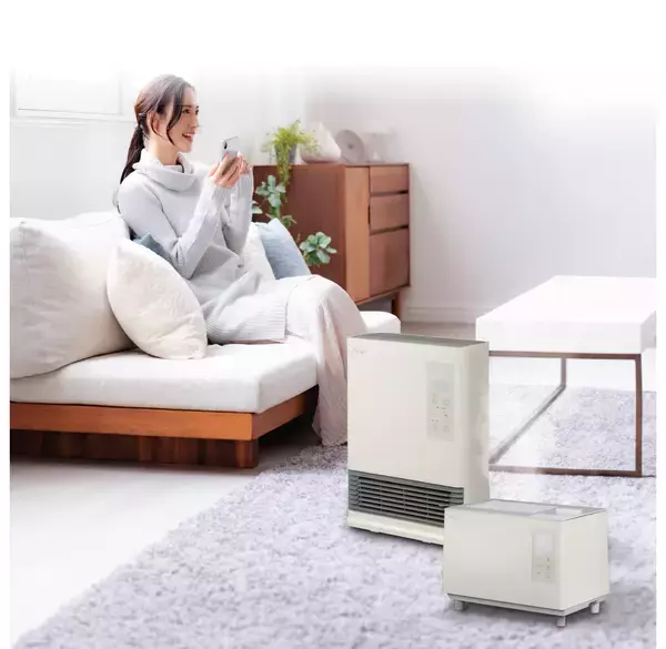 e angle『カラーデザインシリーズ』に新色ラインが登場加湿器とセラミックヒーターを発売