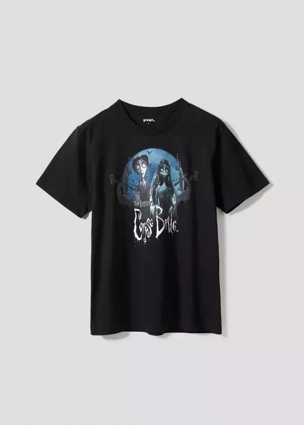 「『ティム・バートンのコープスブライド』とグラニフがコラボレーション！ダークでロマンティックな作品からスウェットやブルゾン、バッグなど11アイテムが登場」の画像