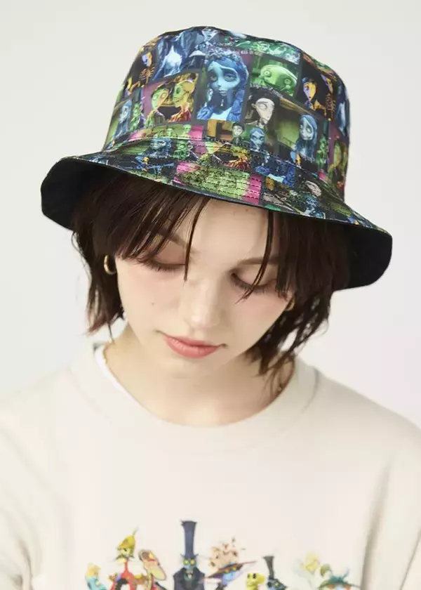 「『ティム・バートンのコープスブライド』とグラニフがコラボレーション！ダークでロマンティックな作品からスウェットやブルゾン、バッグなど11アイテムが登場」の画像