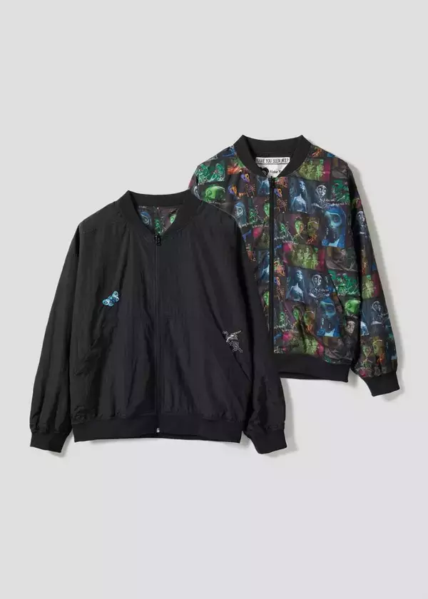 「『ティム・バートンのコープスブライド』とグラニフがコラボレーション！ダークでロマンティックな作品からスウェットやブルゾン、バッグなど11アイテムが登場」の画像