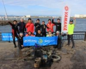 初めての水中清掃「浜名湖水中クリーン作戦」を実施