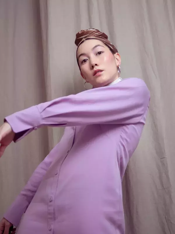 「A Graceful Expression　繊細な優美さを日常に「HANA TAJIMA FOR UNIQLO」 2022年秋冬ドレスコレクション2022年8月26日（金）より発売」の画像