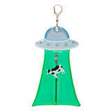 「開け閉めするたびに牛がさらわれる！？『未確認飛行』シリーズにネオンカラーのUFO型フラットポーチが新登場」の画像11