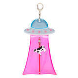 「開け閉めするたびに牛がさらわれる！？『未確認飛行』シリーズにネオンカラーのUFO型フラットポーチが新登場」の画像12