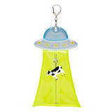 「開け閉めするたびに牛がさらわれる！？『未確認飛行』シリーズにネオンカラーのUFO型フラットポーチが新登場」の画像9