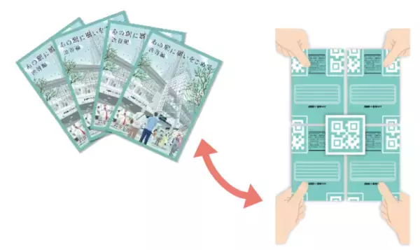 「「小説×街歩き」体験コンテンツ 第２弾「あの駅に願いをこめて」第５話（完結編）渋谷編の冊子を４月２３日（木）から配布開始します！」の画像