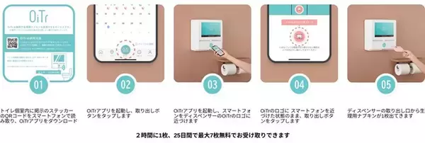 「立教大学が生理用ナプキン無料提供サービス「OiTr（オイテル）」を導入―学生による「月経プロジェクト」、「生理展」など、全学で取り組む学生のウェルビーイング向上―」の画像