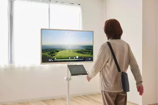 「介護施設や自治体で導入が進む「テレさんぽ」に新レポート機能と自動再生機能を追加」の画像